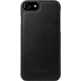 Coque magn&eacute;tique en cuir v&eacute;ritable pour Apple iPhone 6/6s/7/8/SE 2020, Noir