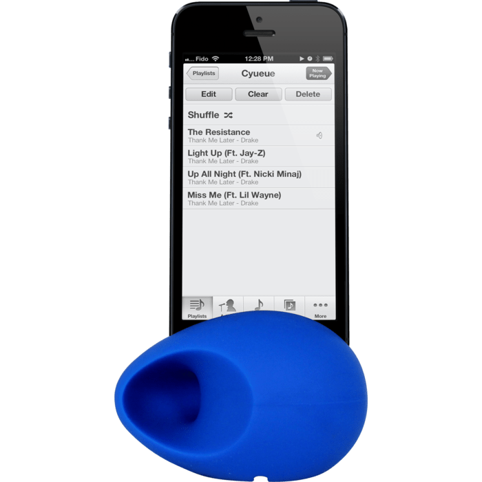 Oeuf Amplificateur de son pour Apple iPhone 4/4S, Bleu