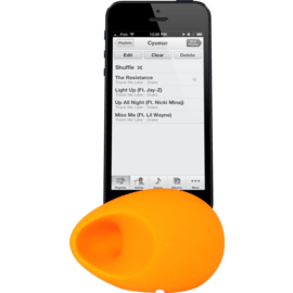 Case Egg Sound amplifier for Apple iPhone 4/4S, Orange
