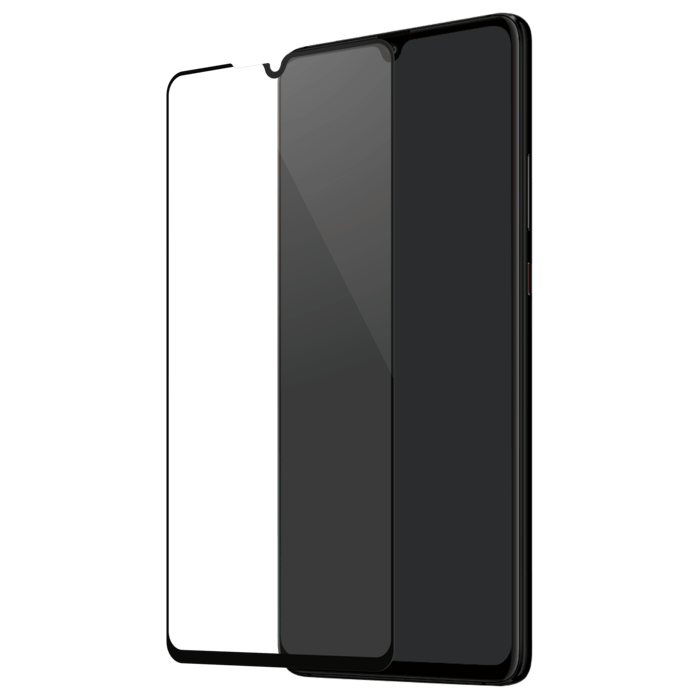 Protection d'écran en verre trempé (100% de surface couverte) pour Huawei Mate 20 X, Noir