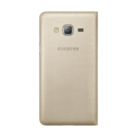 Flip Wallet doré pour Samsung Galaxy J3