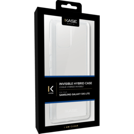 Coque hybride invisible pour Samsung Galaxy S10 Lite, Transparente