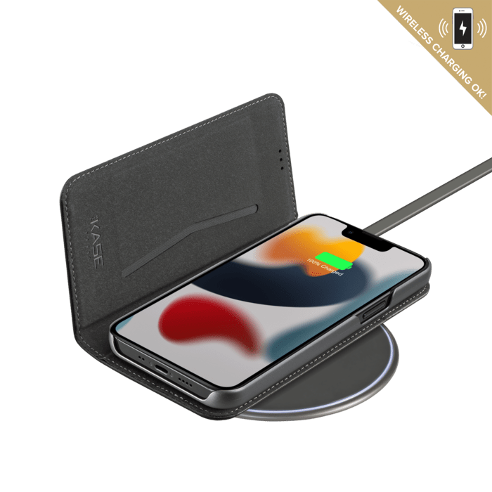 &Eacute;tui et Coque slim magn&eacute;tique 2-en-1 GEN 2.0 pour Apple iPhone 13 mini, Noir