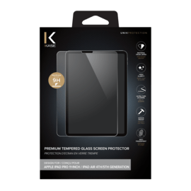 Protecteur d'&eacute;cran en verre tremp&eacute; de qualit&eacute; sup&eacute;rieure pour Apple iPad Pro 11 pouces / iPad Air 4e/5e g&eacute;n&eacute;ration, transparent