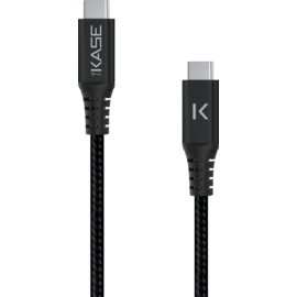 Case Fast Charge USB 3.1 GEN 2 Metallic braided USB-C to USB-C Charge/Sync cable (1M), Black