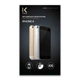 iPhone 6 reconditionn&eacute; 16 Go, Gris sid&eacute;ral, SANS TOUCH ID, d&eacute;bloqu&eacute;