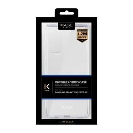 Coque hybride invisible pour Samsung Galaxy S20 FE/FE 5G, Transparente