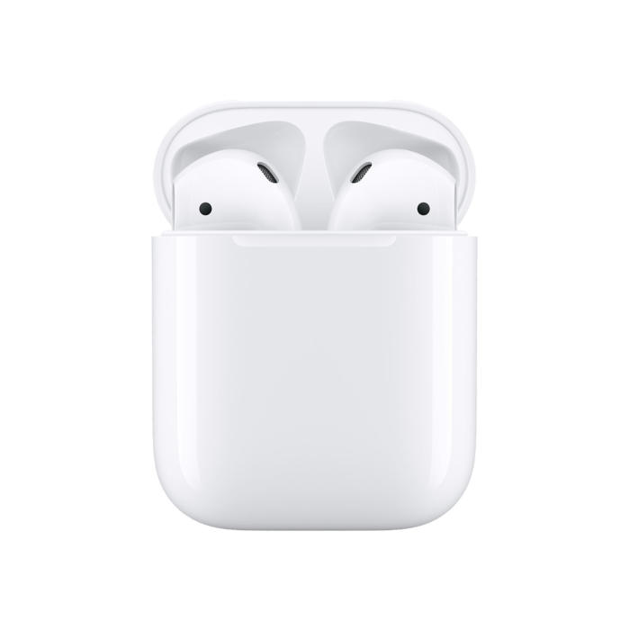 Apple Airpods 2 (2019) avec le boitier de recharge - &eacute;couteurs intra-auriculaires Bluetooth blancs