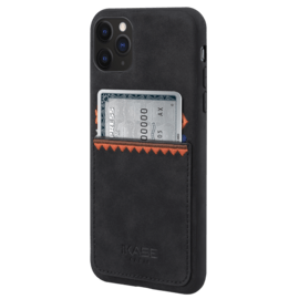 Bohemia Slim Case avec fente pour carte de crédit pour Apple iPhone 11 Pro Max, Noir olive