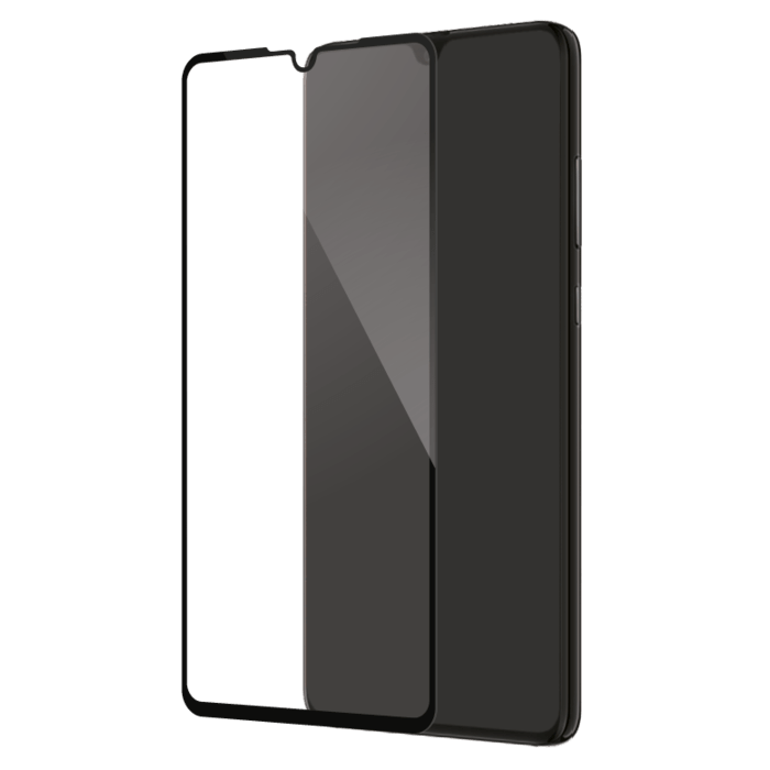 Protection d'&eacute;cran en verre tremp&eacute; (100% de surface couverte) pour Huawei P30, Noir