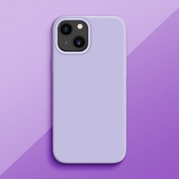 Coque antichoc en gel de silicone doux pour Apple iPhone 13, Violet Lilas