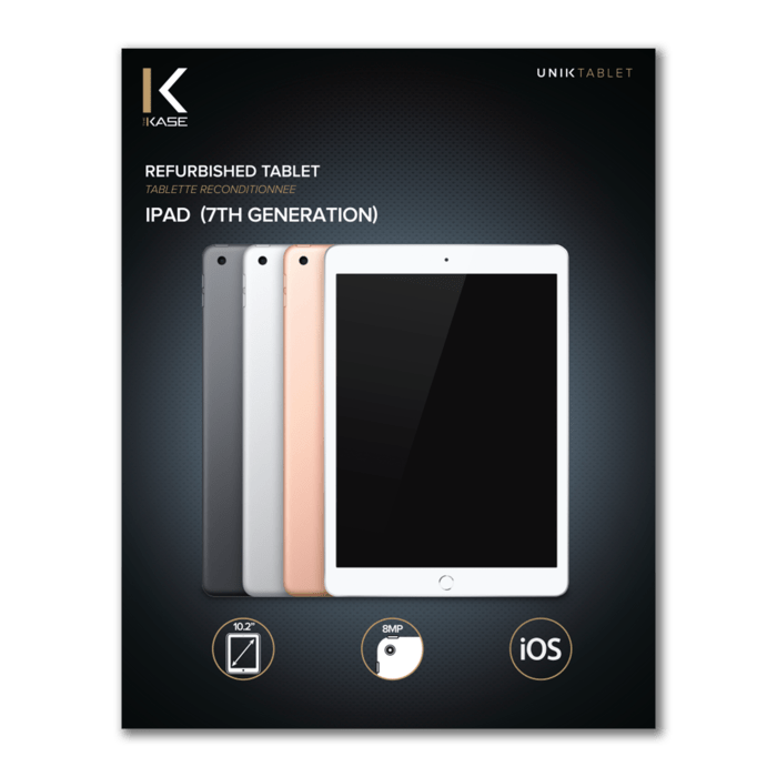 iPad (7th generation) Wifi+4G reconditionn&eacute; 128 Go, Or, d&eacute;bloqu&eacute;