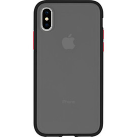 Coque Peach Garden Bi mati&egrave;re Dos fum&eacute; pour IPHONE 6+ / 6S+ / 7+ / 8+ Noire