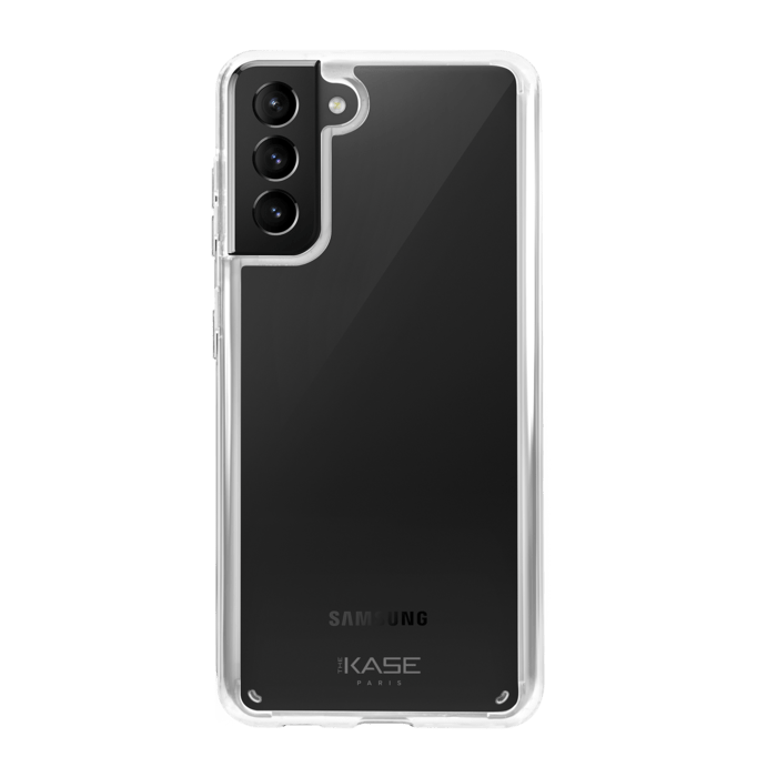 Coque hybride invisible pour Samsung Galaxy S21+ 5G, Transparent
