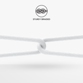 C&acirc;ble FAST CHARGE/SYNC USB-C vers Lightning &agrave; double tresse (1.2M), Blanc