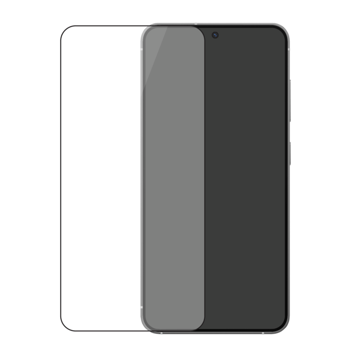 Protection d'&eacute;cran en verre tremp&eacute; (60% verre tremp&eacute; recycl&eacute;) pour Samsung Galaxy S25 Edge, Noir