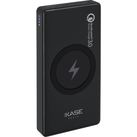 Case Drahtlose Lade 7.5W / 10W Ultra Slim PowerHouse externe Batterie 10 000mAh, Jet Black