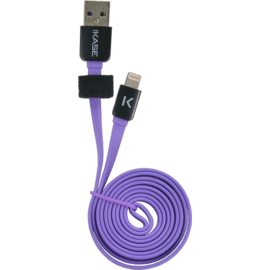 Case Lightning Flat cable to USB (1m), Royal Purple