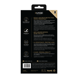 Coque hybride invisible pour Apple iPhone 12 mini, Transparente