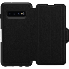 Otterbox Strada Series Coque Clapet pour Samsung Galaxy S10, Noir C&eacute;leste