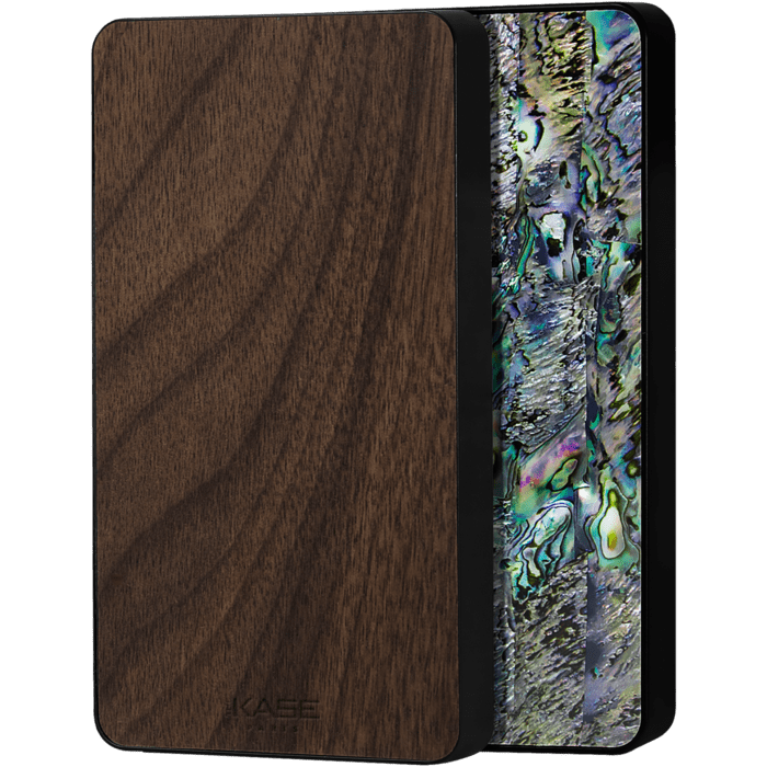 Naturalista Batterie externe 6000 mAh, Bois de noyer & coquillage marine
