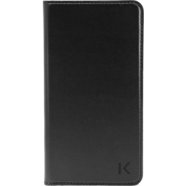 Coque clapet avec pochettes CB & stand pour Samsung Galaxy Note 4, Noir