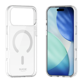 Coque antibact&eacute;rienne antichoc magn&eacute;tique invisible Fabriqu&eacute; Avec du 75% Plastique Recycl&eacute; pour Apple iPhone 17 Pro Max, Transparente