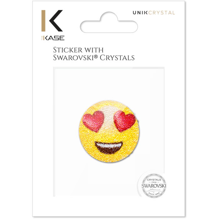 Adesivo a cristallo Swarovski® Emoji, cuore