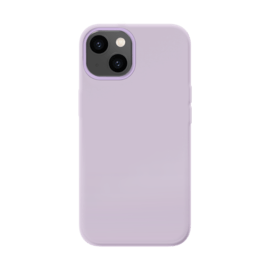 Coque antichoc en gel de silicone doux pour Apple iPhone 14, Orchid&eacute;e Pastel