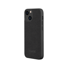 Coque en Su&egrave;de Alcantara pour Apple iPhone 13 mini, Noir Minuit