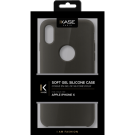 Coque en gel de silicone doux pour Apple iPhone X, Vert olive fonc&eacute;