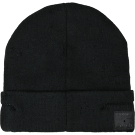 Case Rib-Knit Headphone Beanie, Black
