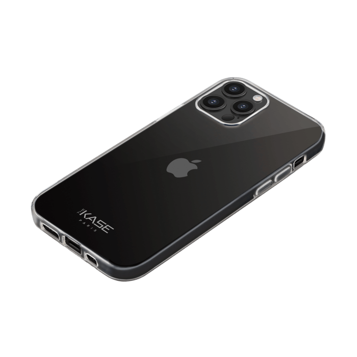 Coque Slim Invisible pour Apple iPhone 12/12 Pro 1,2mm, Transparente