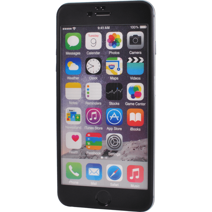 Protection d'écran en Alliage de Titane et verre trempé pour Apple iPhone 6 Plus/6s Plus, Noir