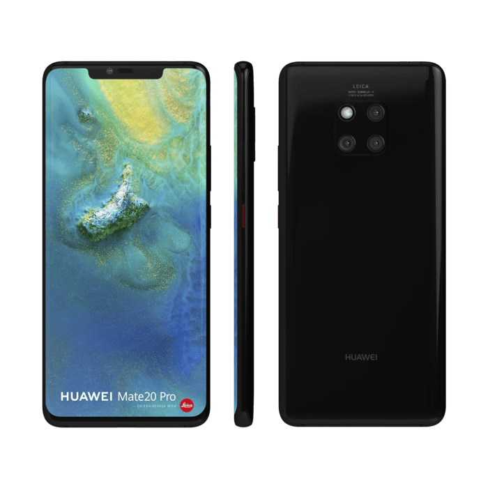 Mate 20 Pro reconditionné 128 Go, Noir, débloqué