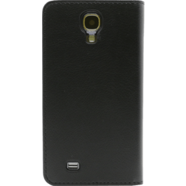Coque Clapet avec Pochettes CB pour Samsung Galaxy S4, cuir de veau Picadilly Noir