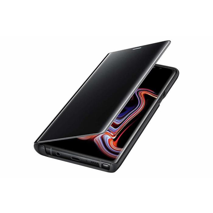 Clear View cover Noir avec fonction stand Note 9