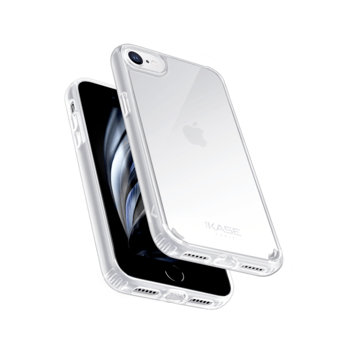 Antibacterial Anti-Shock Invisible Hybrid Case for iPhone 6/6s/7/8/SE 2020/SE 2022, Transparent