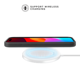 Coque antichoc en gel de silicone doux pour Apple iPhone 15 Pro Max, Noir satin