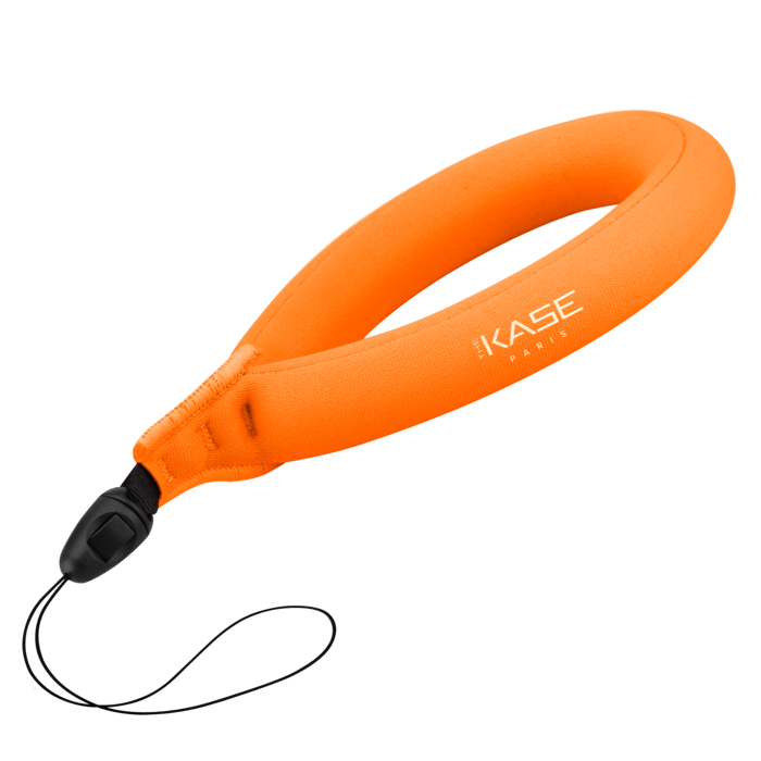 Bande Flottante Leech Pour Lunettes Polarisantes – Néoprène Orange (universelle)