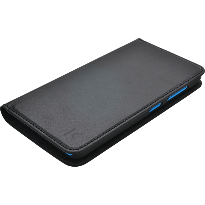 Coque clapet avec pochettes CB pour Nokia Lumia 535, Noir