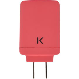 Case Universal Dual USB Charger (US) 3.1A, Coral