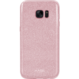 Case Sparkly Glitter Slim Case for Samsung Galaxy S7 Edge, Rose Gold