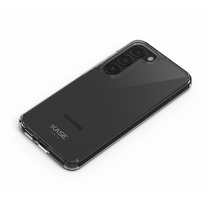 Coque hybride invisible pour Samsung Galaxy S23 5G, Transparente