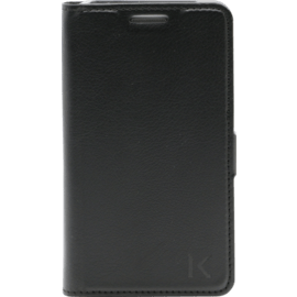 Coque clapet aimantée avec pochette CB pour Samsung Galaxy Core 2 G355, Noir