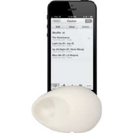 Case Egg Shaped Sound Amplifier for Apple iPhone 6/6s/7 (4.7 inch), White