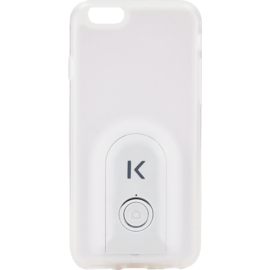 Case Selfie case with Bluetooth Remote Shutter for iPhone 6/6s, Glacier White