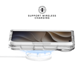 Coque hybride invisible fabriqu&eacute;e &agrave; 83 % de plastique recycl&eacute; pour Apple iPhone Duo, transparente