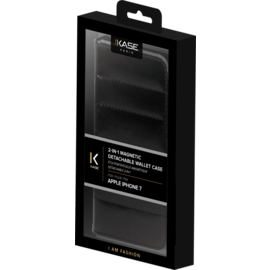Étui portefeuille magnétique détachable 2-en-1 pour iPhone 6/6s/7/8
