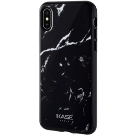 Marble Motif Case for Apple iPhone X/XS, Marquina Black